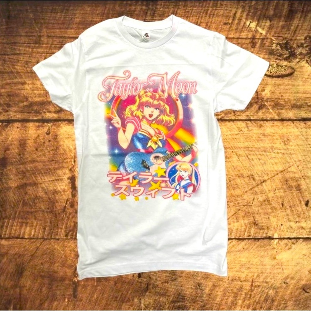 Taylor Swift Sailor Moon ‘Taylor Moon’ Mashup Tee Shirt | Sizes S-XL